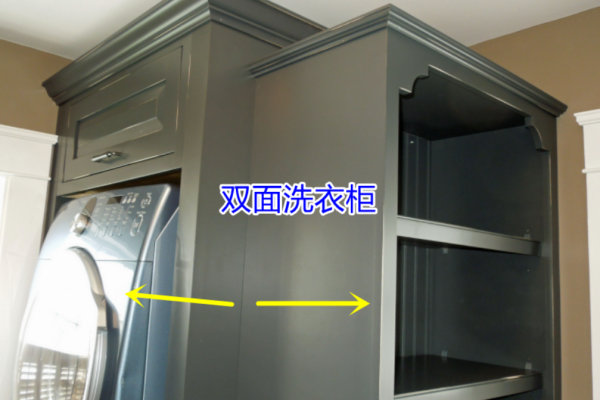 卫生间墙角的利用: 双面柜、壁龛都是不错选择