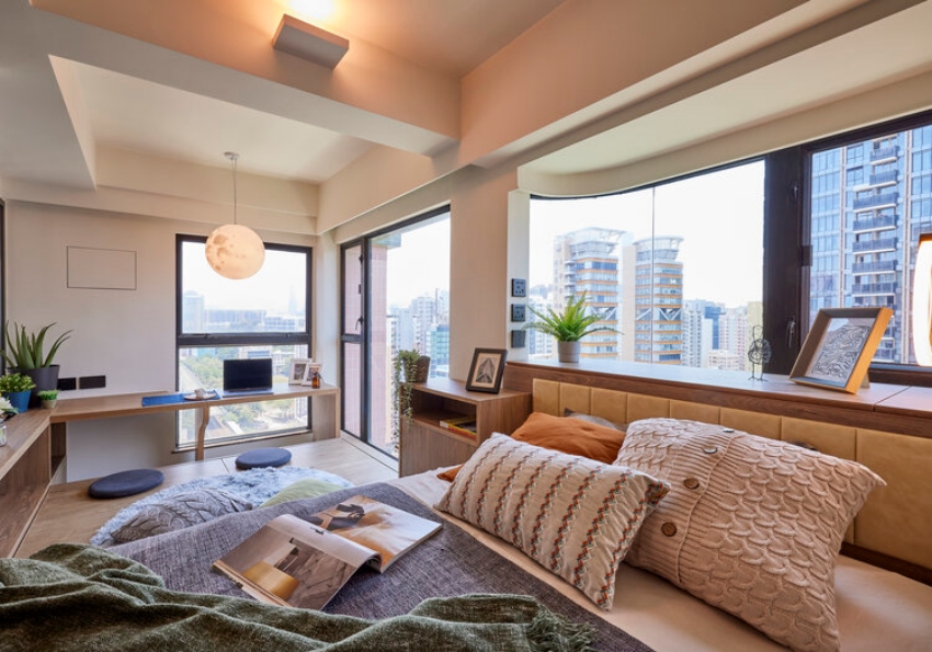 原木质调与光透感，香港30平米单身公寓