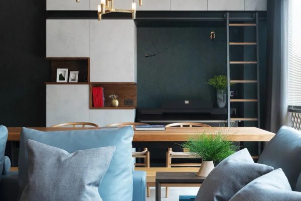 美丽的蓝色系住宅装修设计