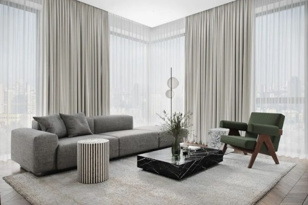 Vorobiev House清新优雅城市公寓