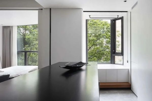 经典黑白配! 46㎡小户型设计