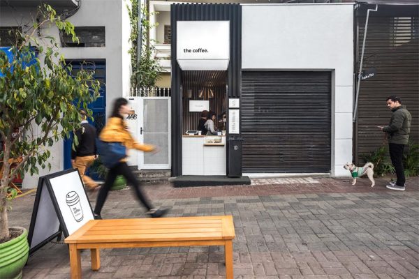 夹缝中的5m²小型咖啡店设计