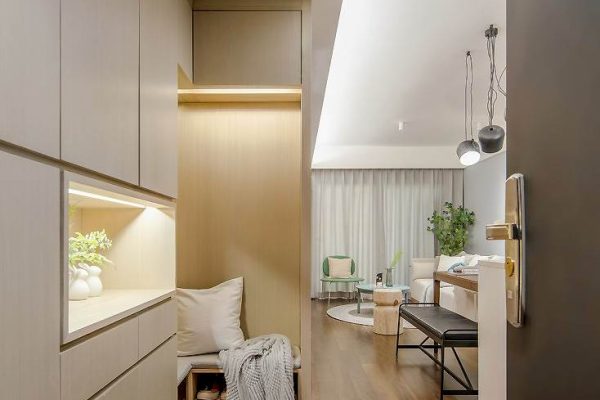 61㎡小户型现代风，全屋温馨自在，还有一种摩登的美感