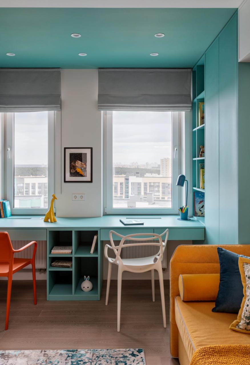 心情愉悦的色彩空间！Minsk Belarus公寓设计