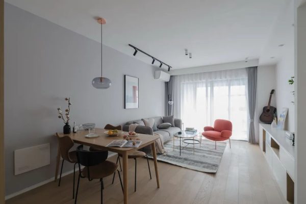 75㎡现代简约，整体空间实用美观，高级文艺的氛围感！