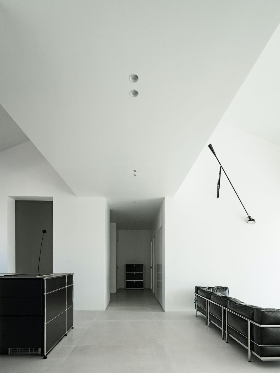 公寓设计,顶层公寓设计案例,oftn studio,165㎡,韩国,首尔,极简主义,极简风格,USM家具