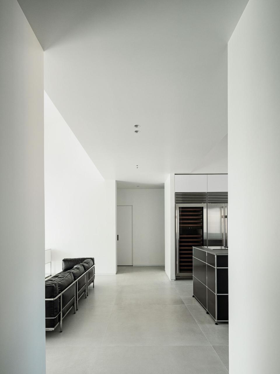 公寓设计,顶层公寓设计案例,oftn studio,165㎡,韩国,首尔,极简主义,极简风格,USM家具