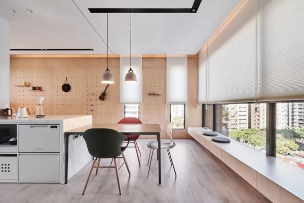 66㎡小户型，三居改一居，颜值堪比大平层！