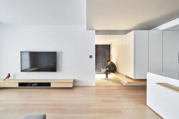 超强收纳，80㎡一家三口的极简之家