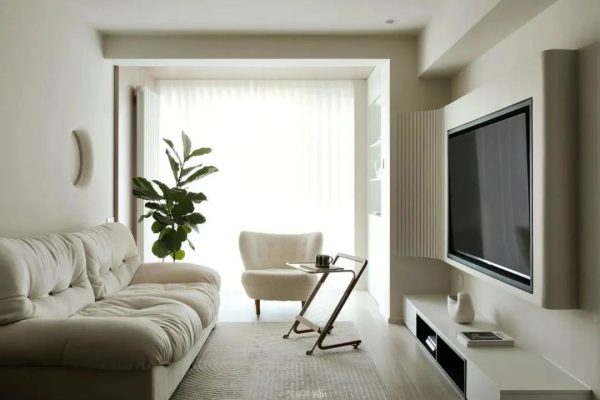 独居女孩的53㎡奶油风家居空间