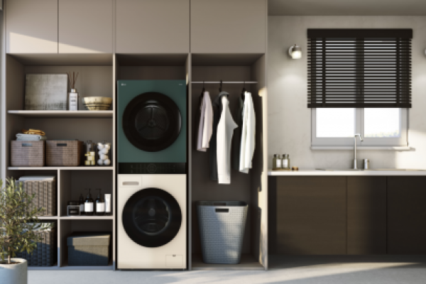 LG WashTower洗烘塔，艺术化身家居洗护空间焦点