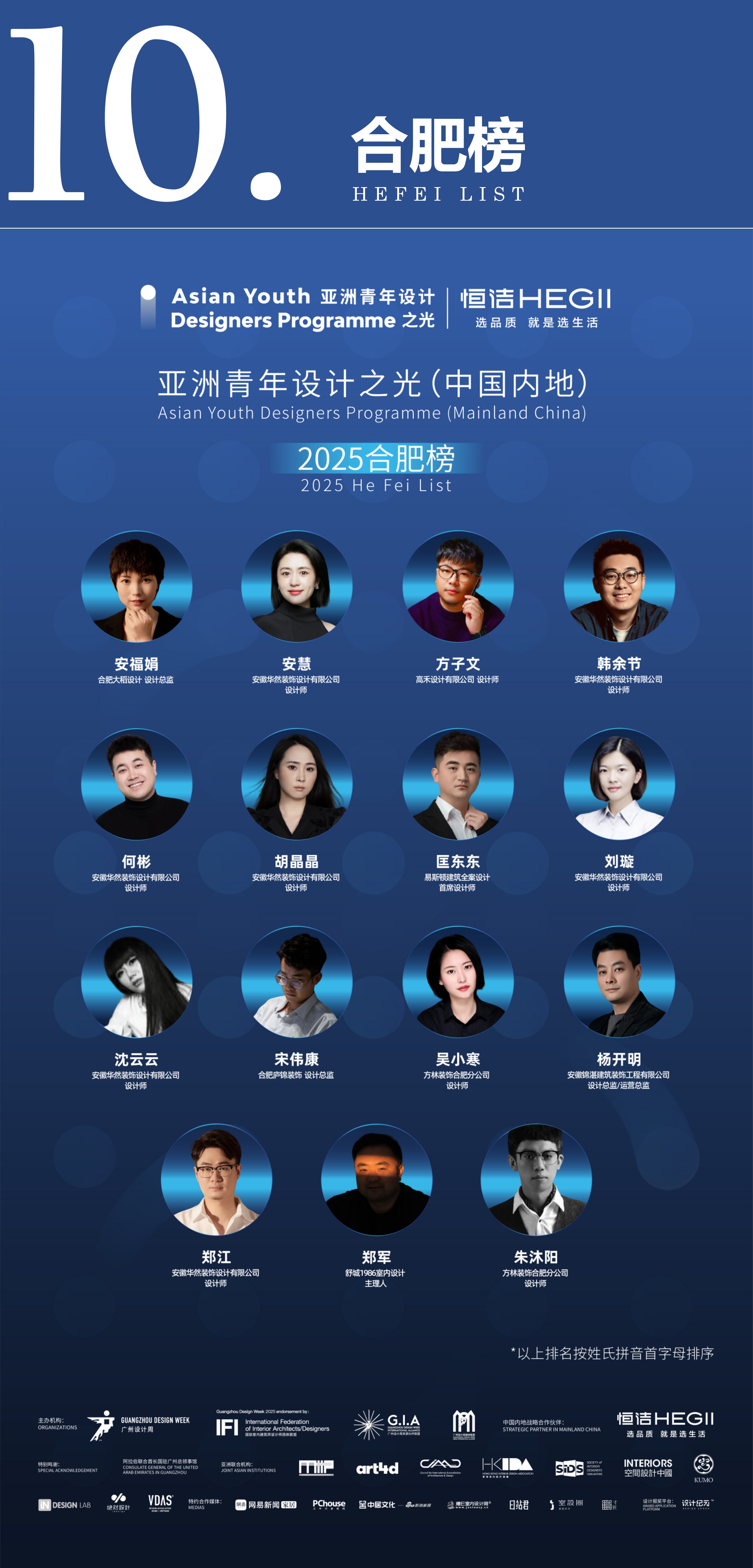 第二期“亚洲青年设计之光（中国内地）·2025城市榜”榜单公布！