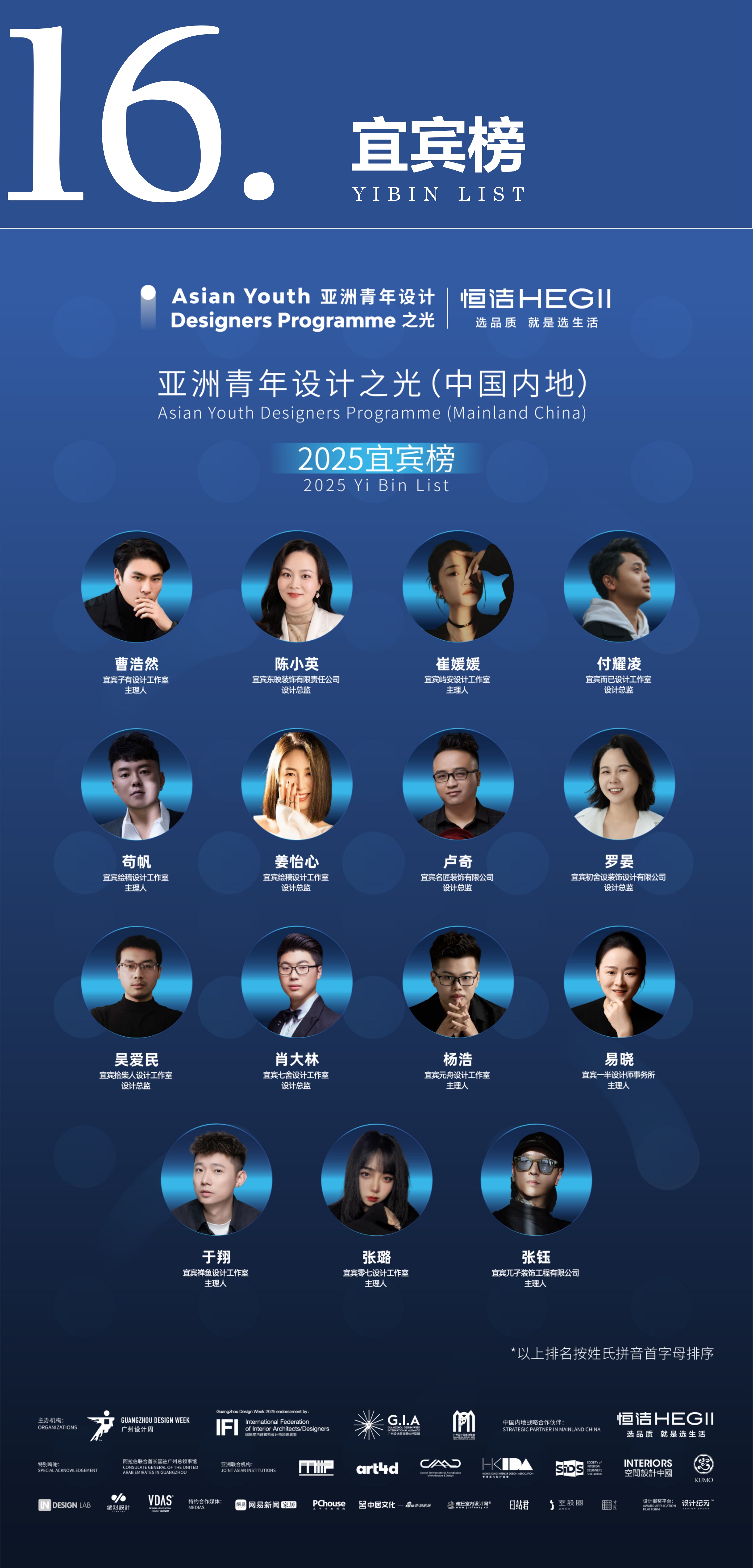 第二期“亚洲青年设计之光（中国内地）·2025城市榜”榜单公布！