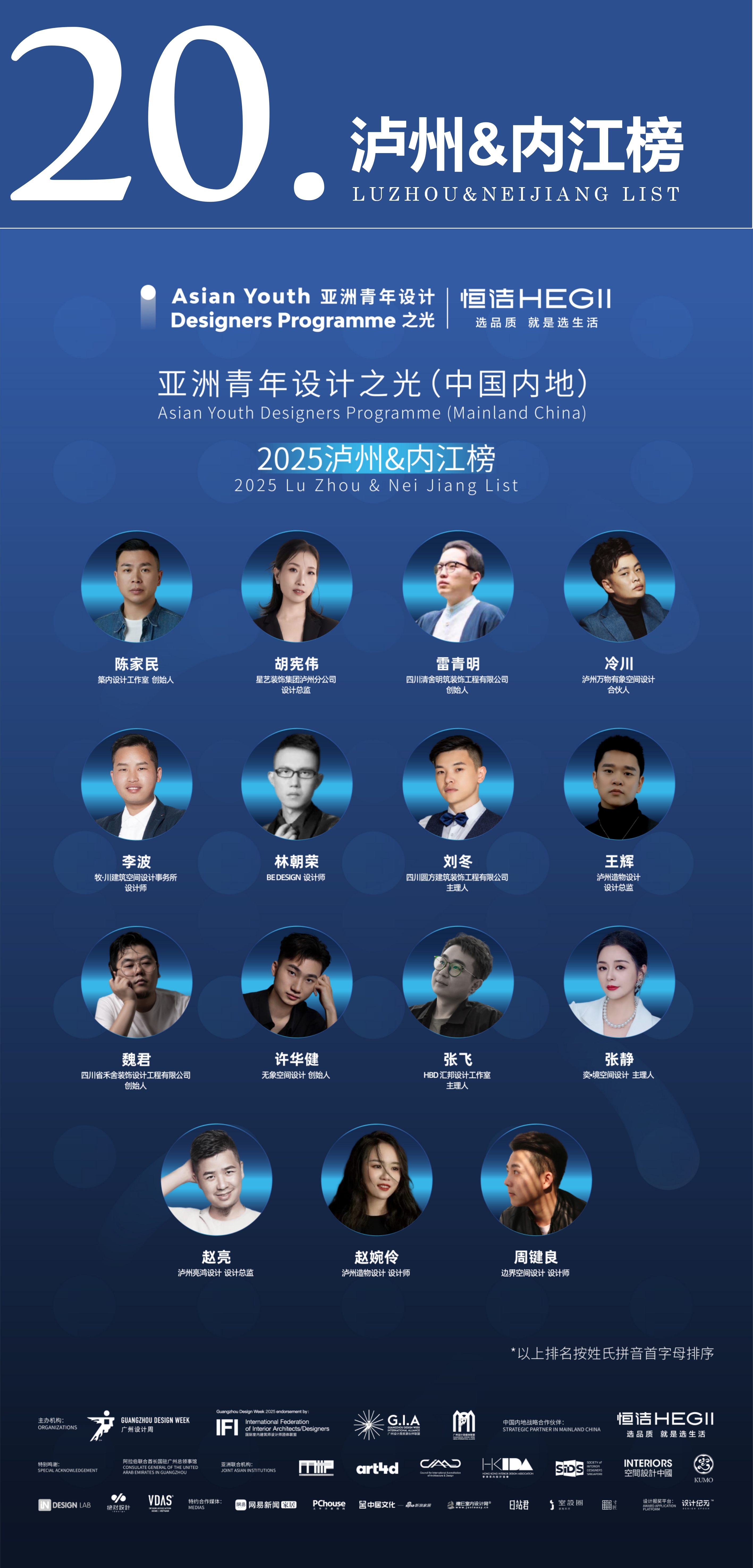 第二期“亚洲青年设计之光（中国内地）·2025城市榜”榜单公布！