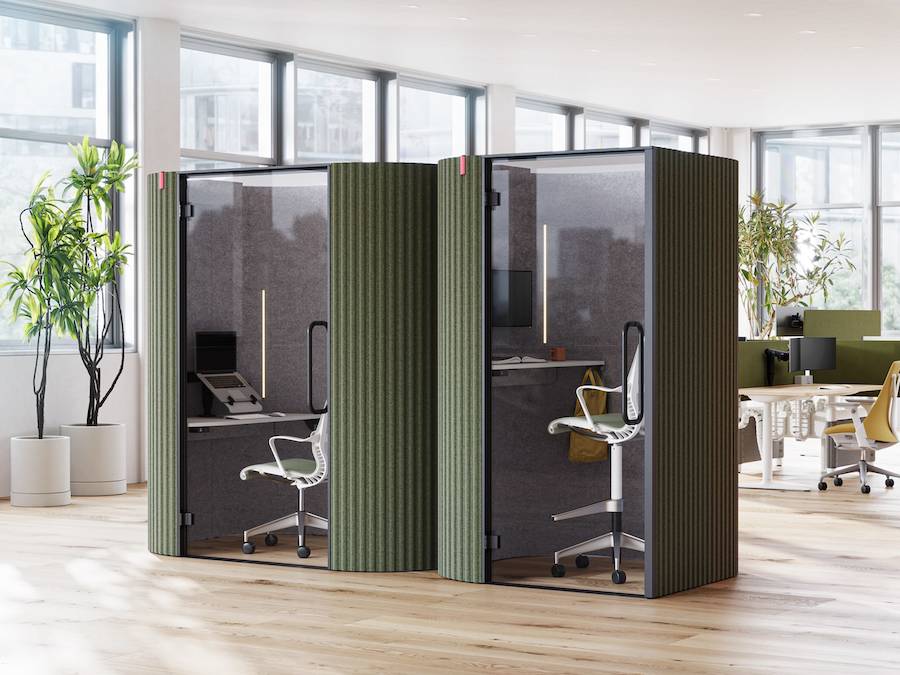 Bay办公舱×Mirra 2座椅：为繁忙办公室按下暂停键