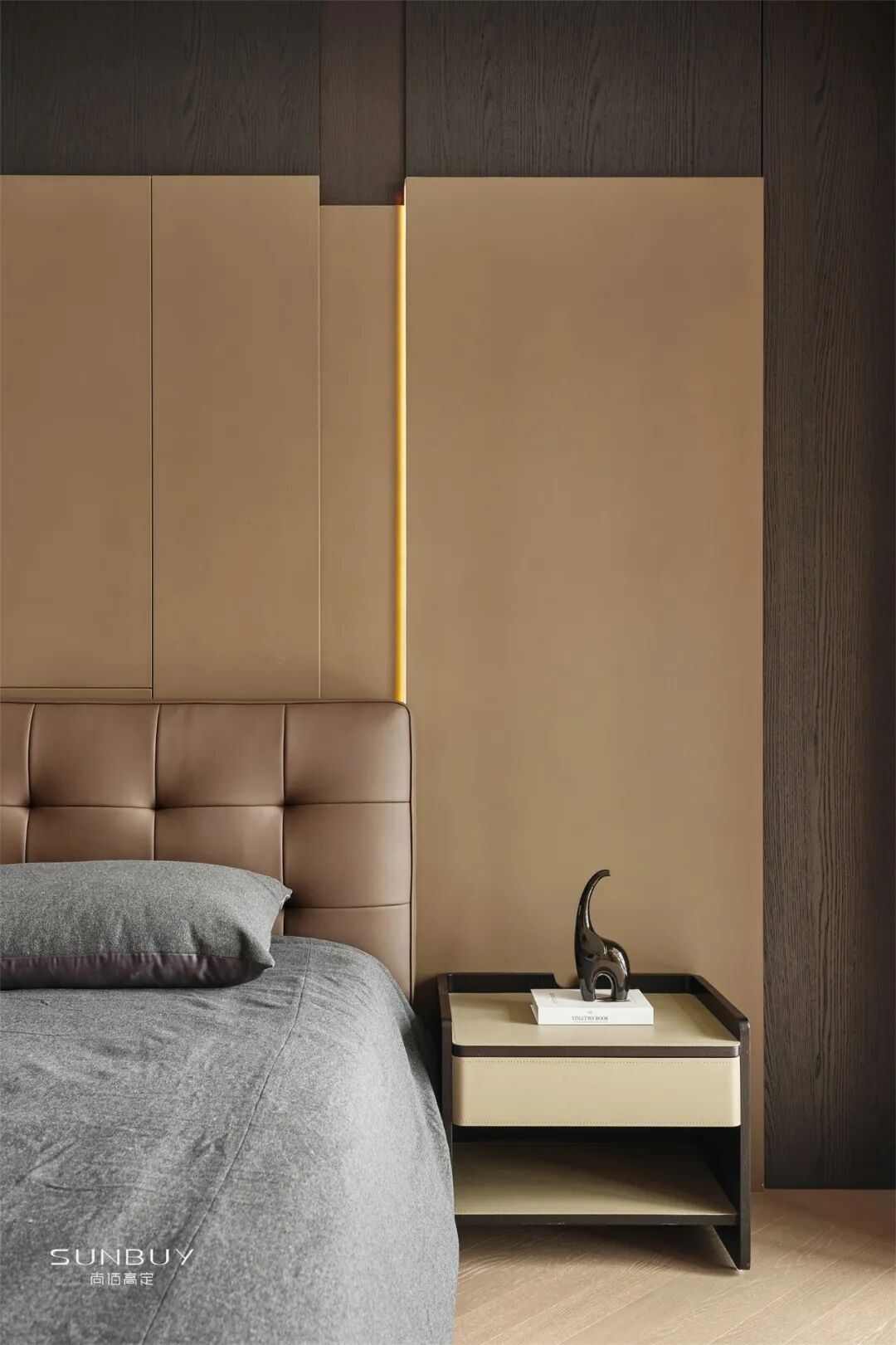 高定木作新范式:尚佰高定实景新作长江之门 410㎡意式大宅质感落地